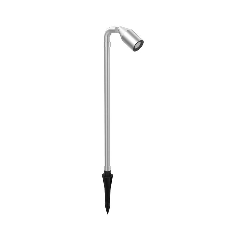 Hydra 12V~24V AC / 24V DC MR16 Adjustable Spike Pathlight Brushed Chrome - AQL-452-B1-M