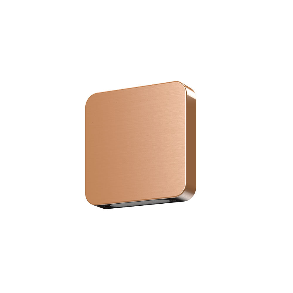 Lumena Slimline 4W 24V DC Dimmable 90mm LED Grazing Light Brushed Copper - AQL-515-B5