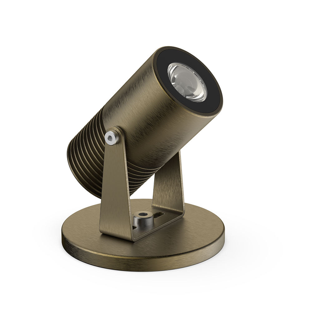 Phoenix 10W 24V DC Dimmable Adjustable LED Pond Light Aged Brass / RGBW - AQL-540-B3