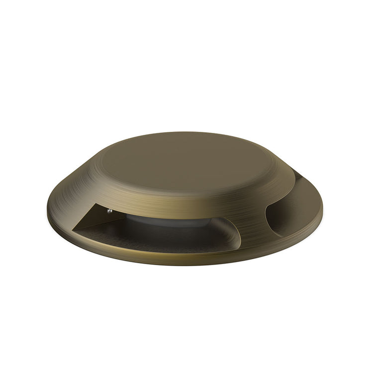 Phoenix 8W Two-Way Runway LED Deck Light Aged Brass / Warm White - AQL-565-B3-B00830DFQ