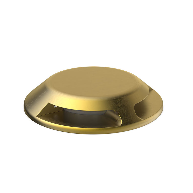 Phoenix 8W Two-Way Runway LED Deck Light Natural Brass / Warm White - AQL-565-B6-B00830DFQ