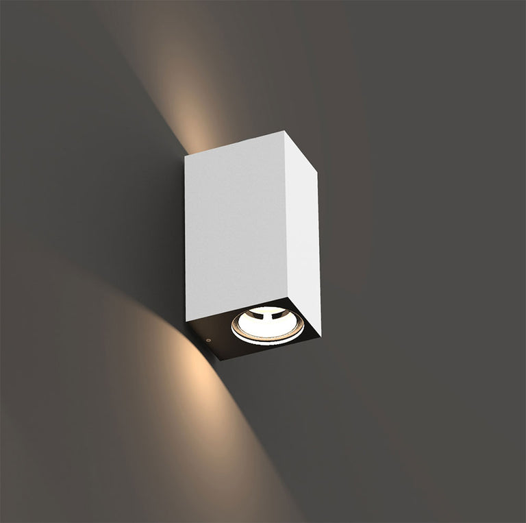 Prism 14W 240V DC Up/Down LED Wall Pillar Light White / Warm White - AQL-601-A8-F0073070T