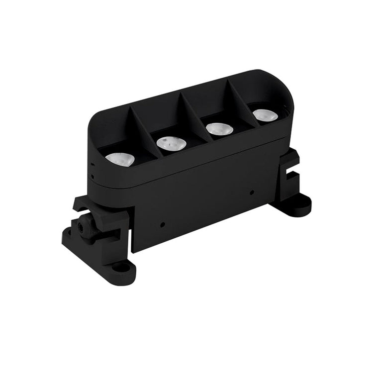 Turnable 6W 10° LED Dimmable Modular Linear Floodlight Black / Warm White - AQL-652-A2-L0063010S