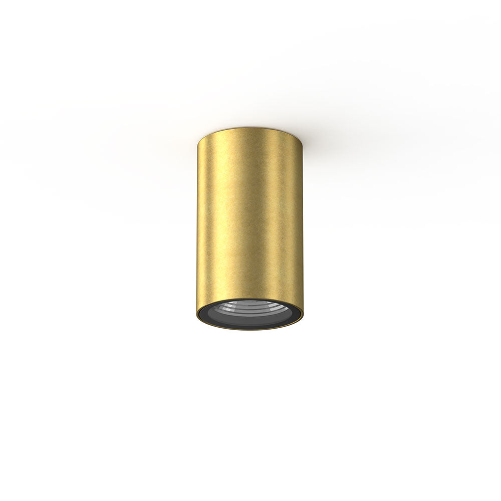 LumenaPro 8W 24V DC 3-Wire LED Dimmable Surface Mounted Downlight Natural Brass - AQL-860-B6