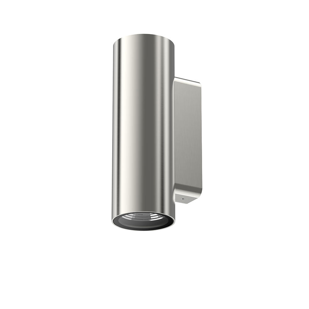 LumenaPro 16W 24V DC 3-Wire Dimmable Up & Down LED Wall Pillar Light Brushed Chrome - AQL-862-B1