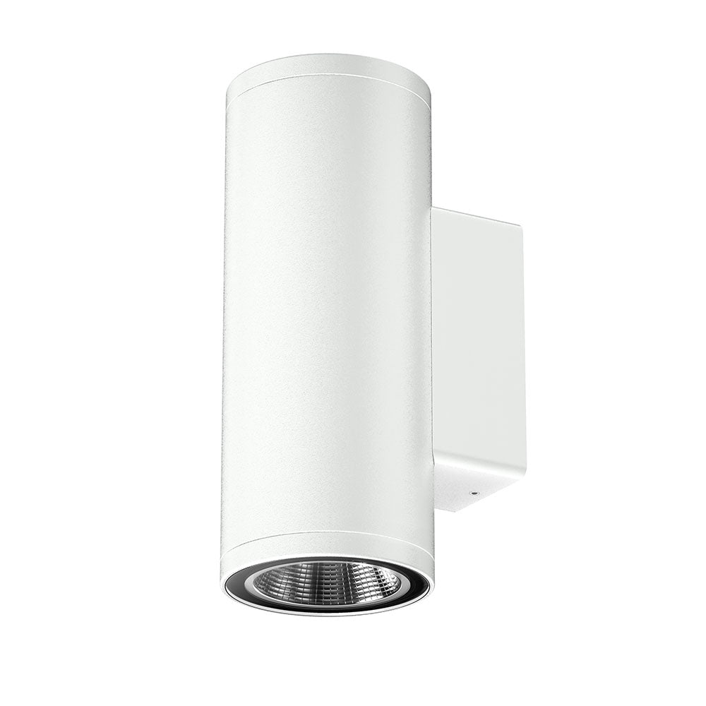 LumenaPro 20W 24V DC 3-Wire Dimmable Up & Down LED Wall Pillar Light White - AQL-882-A8
