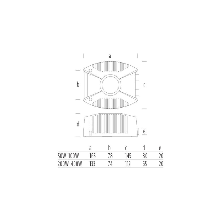 Aquatran 100W 12V AC Weatherproof LED Driver IP67 - AQO12-100