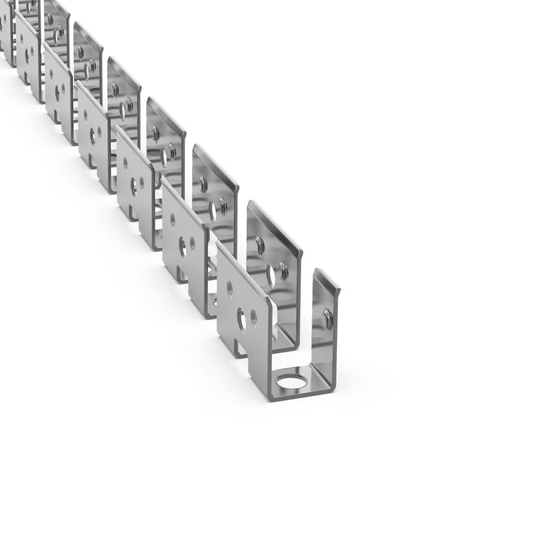 1 Meter Bendable Stainless Steel LED Strip Extrusion - AQS-402-ACC-02