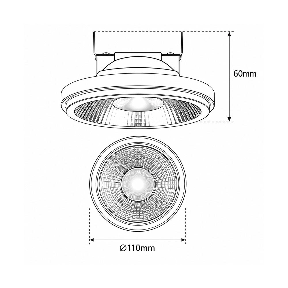 AR111 10W LED Warm White - AR111/750WW/R9