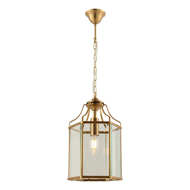Arcadia 1 Light Pendant Gold - ARCA1PGLD