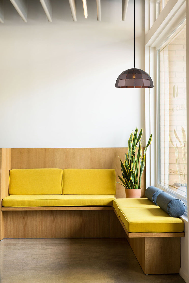 Dome Shape Pendant Coffee - Armis9