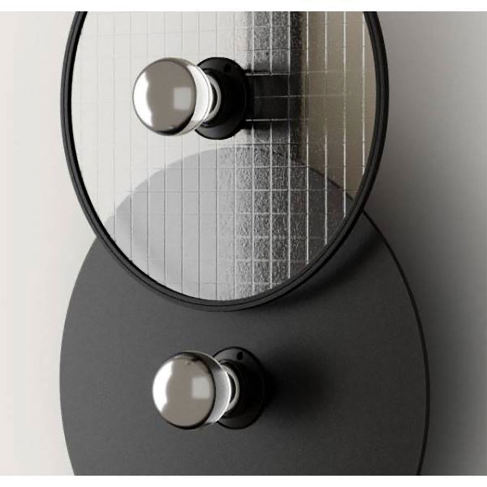 Abby 2 Light Wall Lamp Matt Black - ARO.A1259/2/NEG