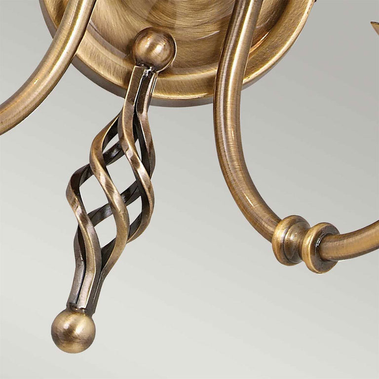 Artisan 2 Light Wall Light Aged Brass - ART2-AGD-BRASS