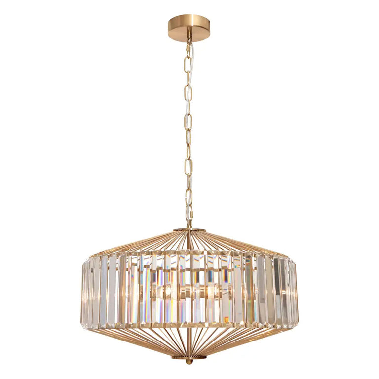 Arzano 5 Light Pendant Gold - ARZA5PGLD