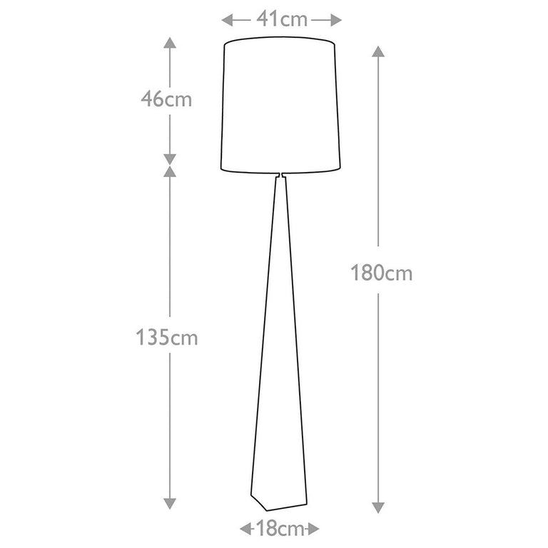 Ascent Floor Lamp Black - ASCENT-FL-BLK