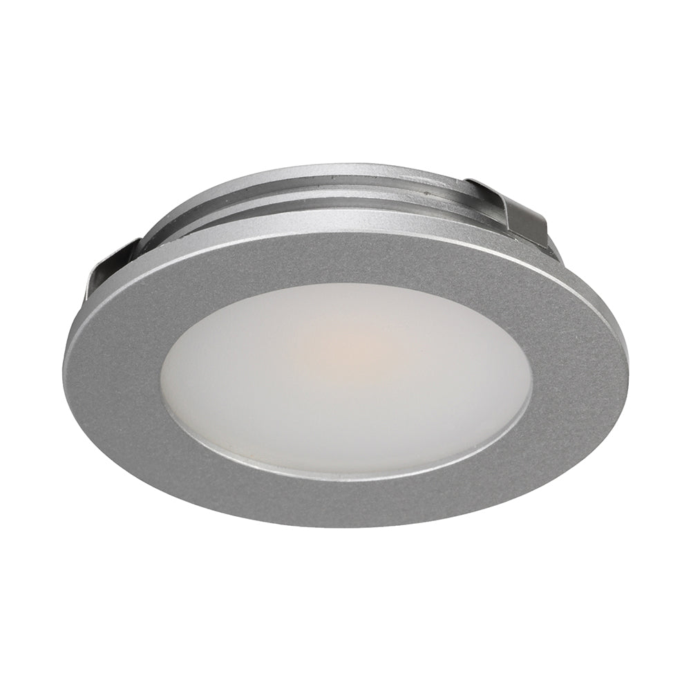 Astra 3.6 Watt 12V Round LED Cabinet Light Silver / White - 21281