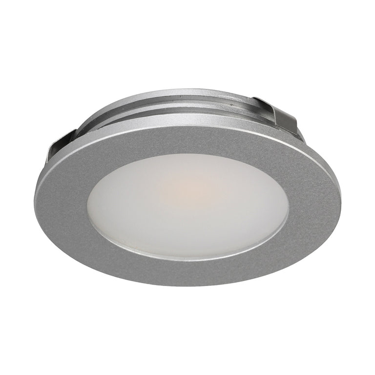 Astra 3.6 Watt 12V Round LED Cabinet Light Silver / White - 21281