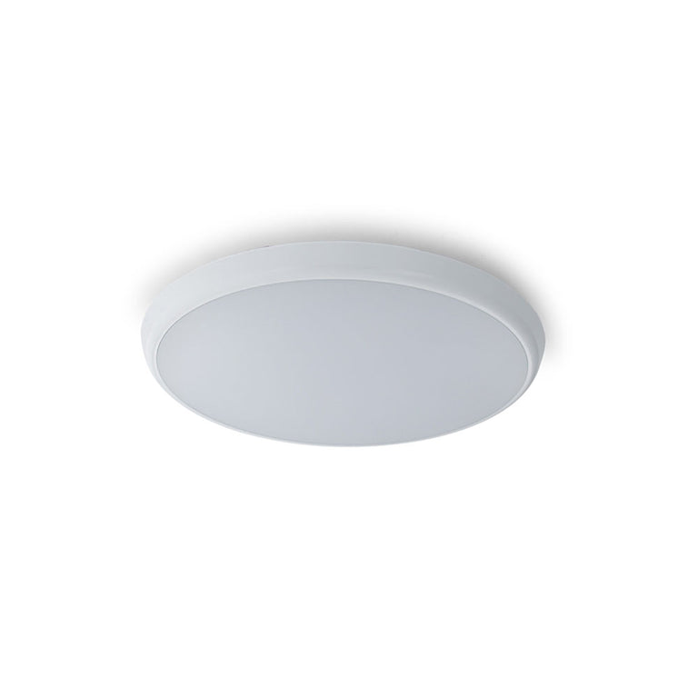 Low Profile 12W LED Dimmable Oyster White / Cool White IP54 - AT3014/12/WH/CW