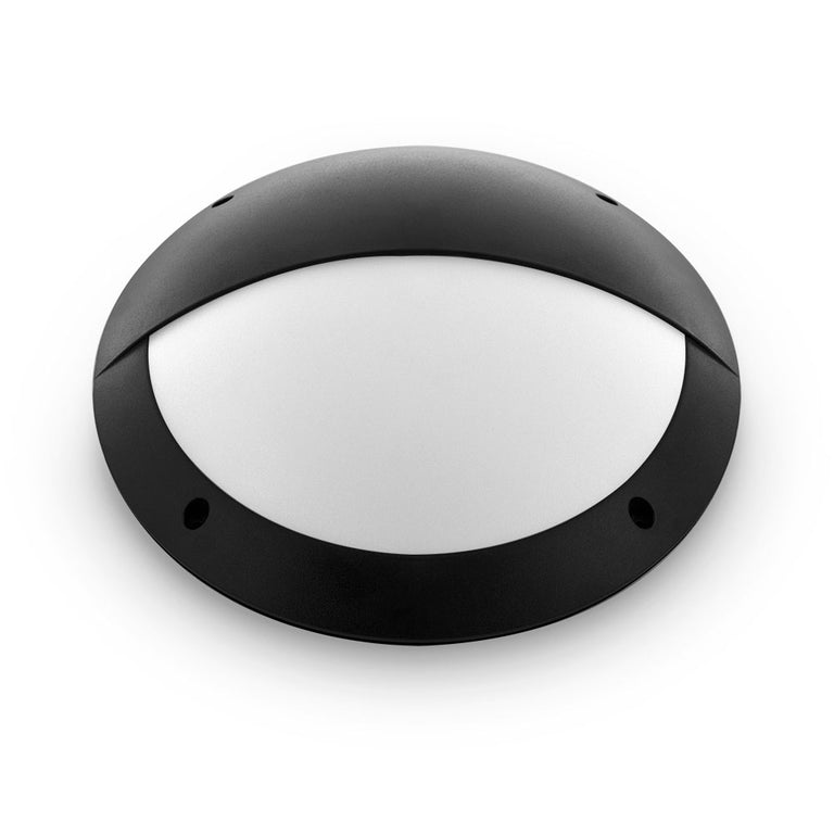 Round 12W LED Bunker Light Tri-Colour IP66 - AT3016/BLK/RD/TRI
