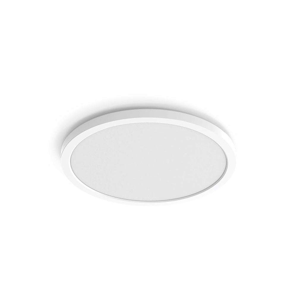 Flat Low Profile 12W LED Dimmable Oyster White / TRI-Colour - AT3030/12/TRI