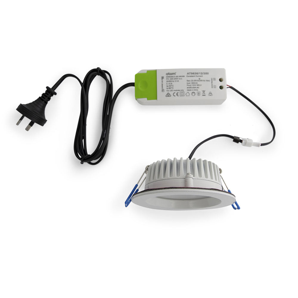 Fire Rated 12W LED Downlight White / Cool White - AT9012/WH/FR/CW
