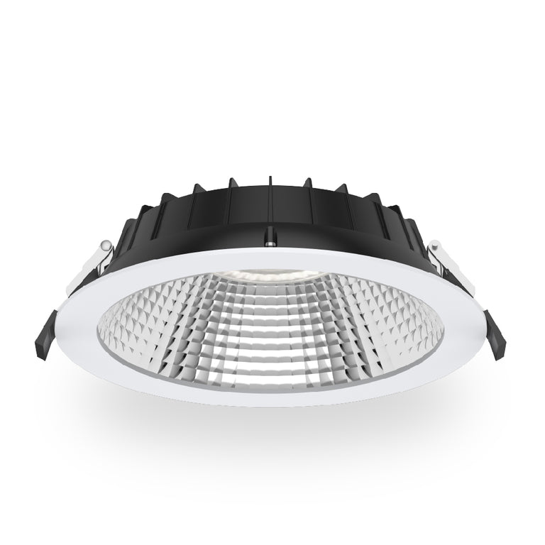 Commercial 30W Dimmable LED Downlight White / Tri-Colour - AT9087/30/WH/TRI