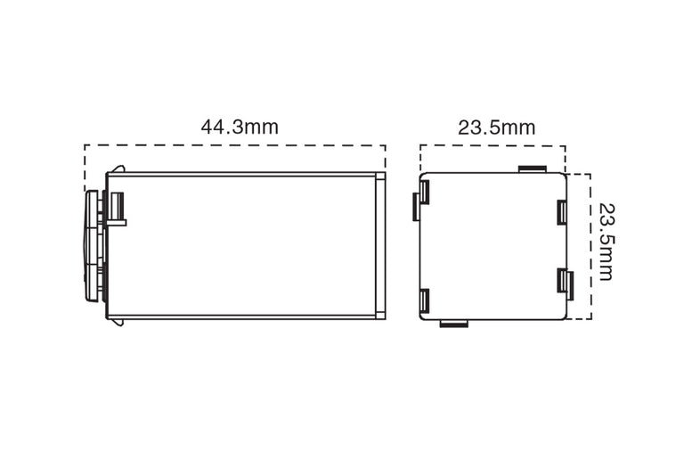Trailing Edge 350W LED Push Button Dimmer - AT9303