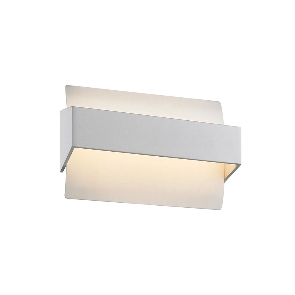 Atlanta 6W LED Interior Rectangular Up/Down Dimmable Wall Light White / Tri-Colour - ATLANTA
