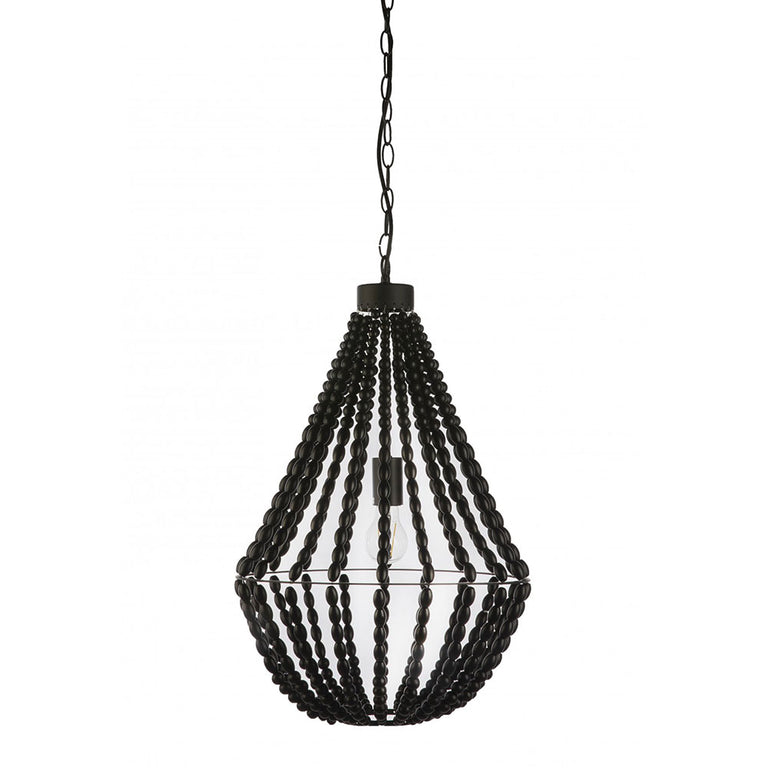 Audry 1 Light Pendant Black - AUDRY-BLK