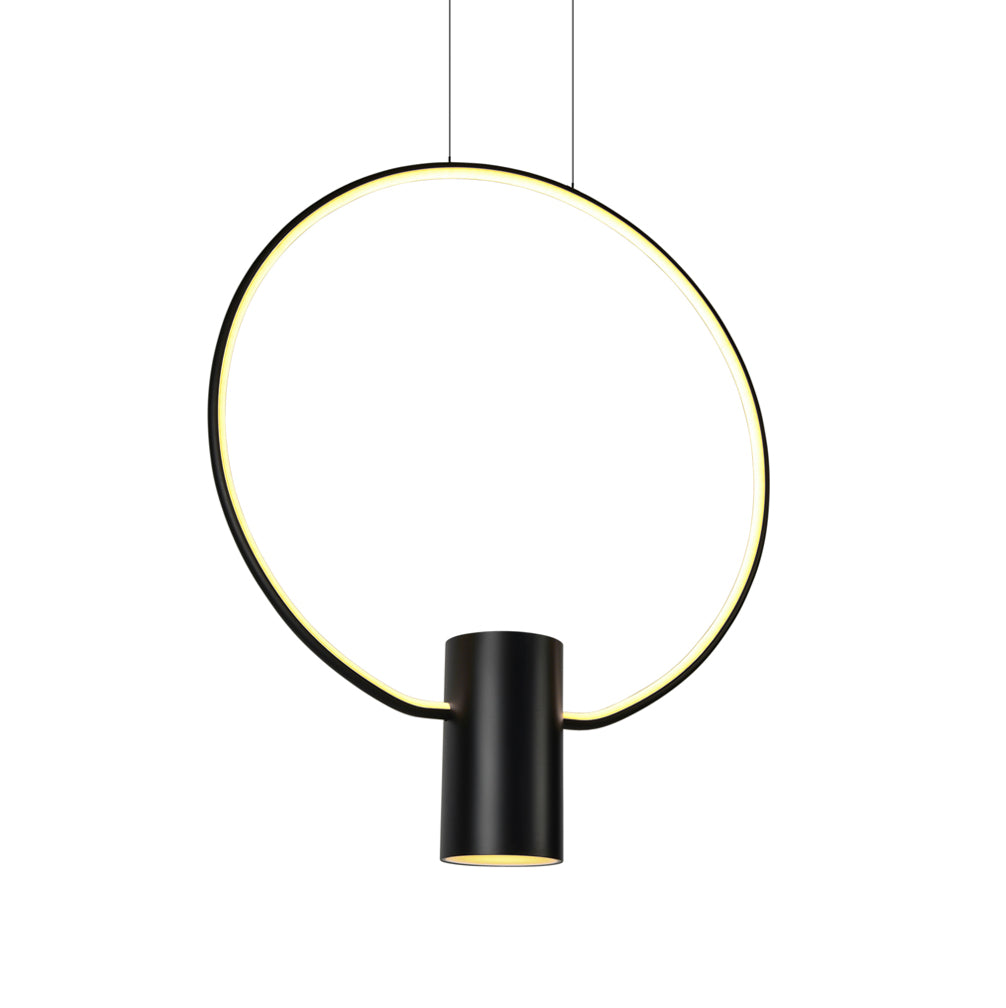 Aurora Large LED Pendant Black