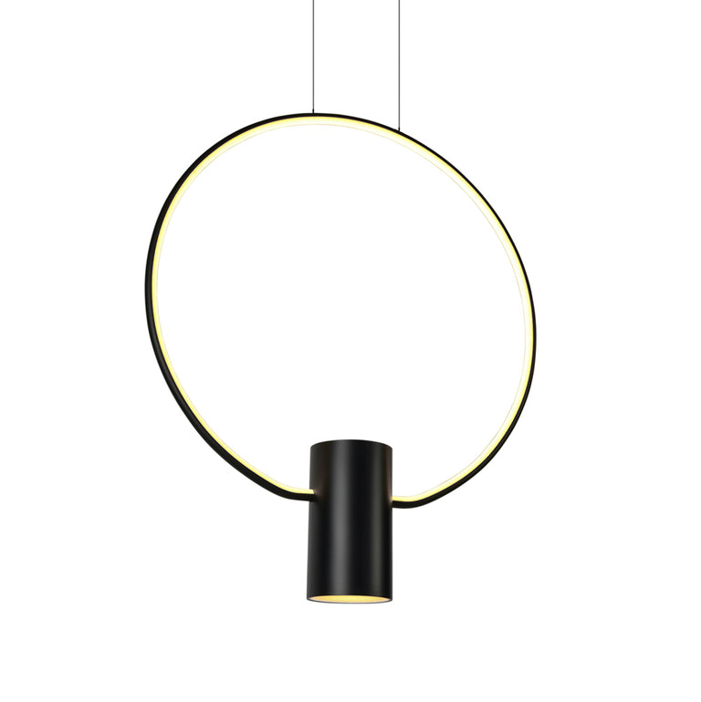 Aurora Large LED Pendant Black