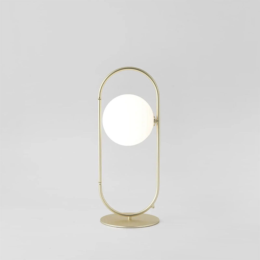 Abbacus 5W LED Table Lamp Matt Brass / Opal Glass - ARO.S1258/ORO