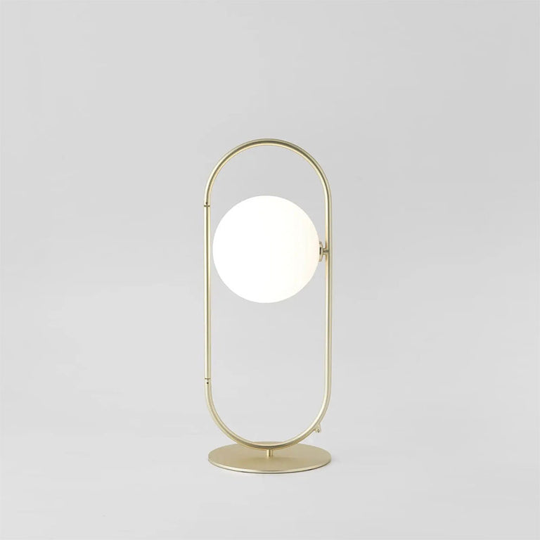 Abbacus 5W LED Table Lamp Matt Brass / Opal Glass - ARO.S1258/ORO