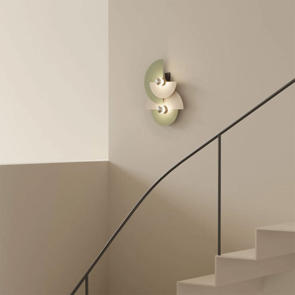 Abby 2 Light Wall Lamp Matt Brass -  ARO.A1259/2/ORO