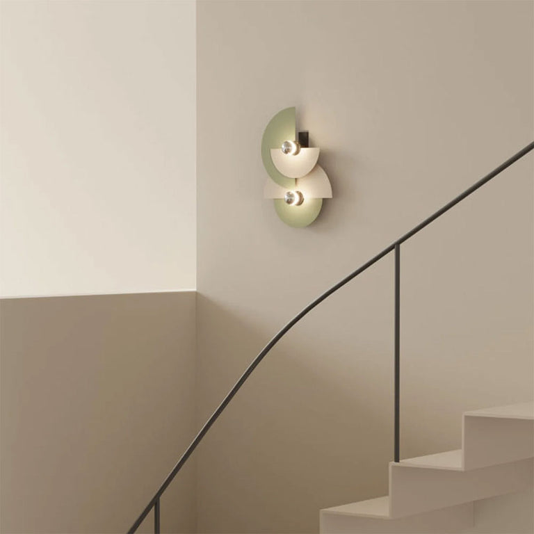 Abby 2 Light Wall Lamp Matt Brass -  ARO.A1259/2/ORO