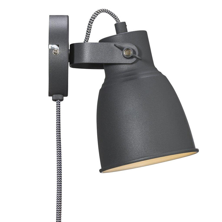 Adrian 240V E27 Wall Light Black - 48801003