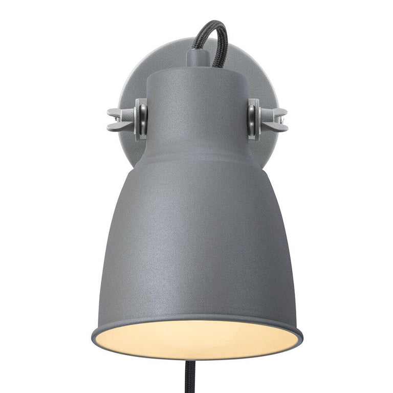 Adrian 240V E27 Wall Light Grey - 48801011