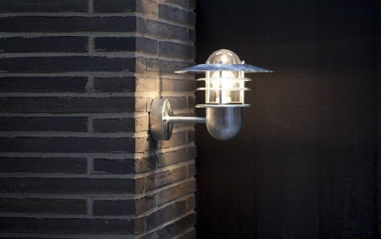 Agger Outdoor Wall Light Galvanized Steel - 74481031
