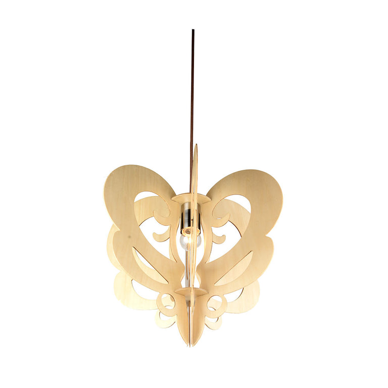 Aglais 1 Light Timber Pendant - UPTAGLAIS
