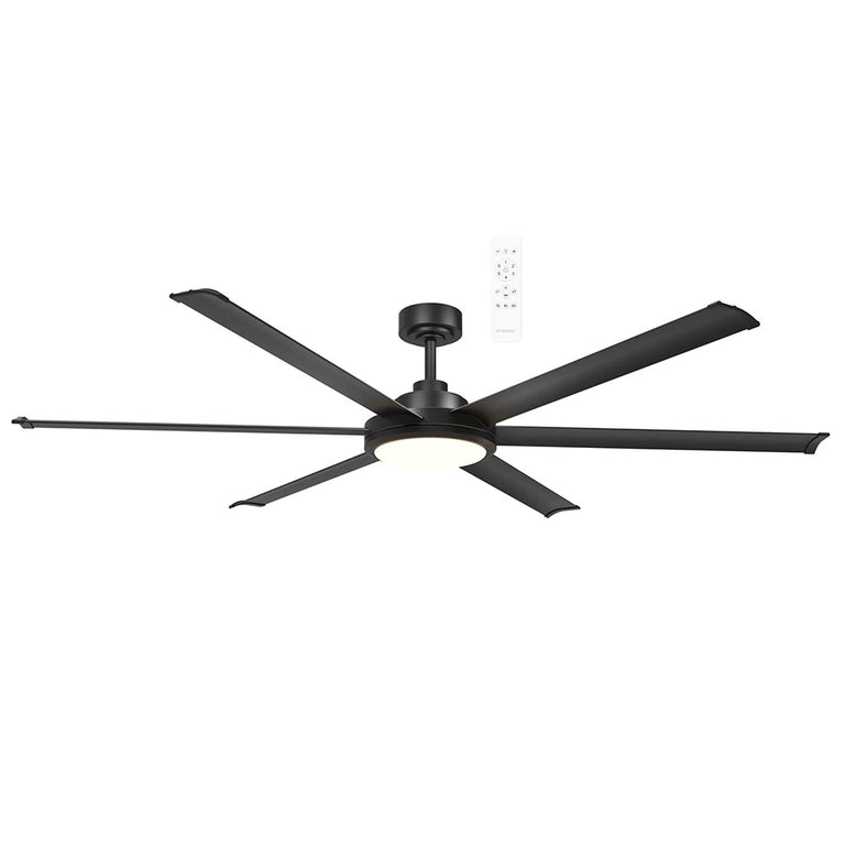 Albatross II DC 65" Smart Ceiling Fan With WIFI Remote Control + LED Light Matt Black - MDCAM + MDCALKITM + MDCAB160M