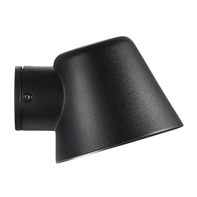 Aleria 240V GU10 Outdoor Wall Light Black - 2019131003