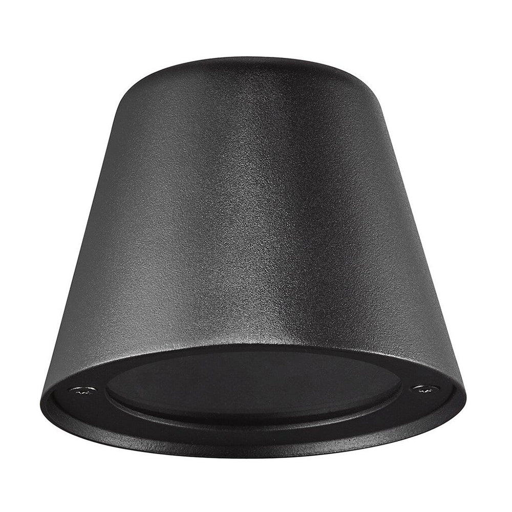 Aleria 240V GU10 Outdoor Wall Light Black - 2019131003