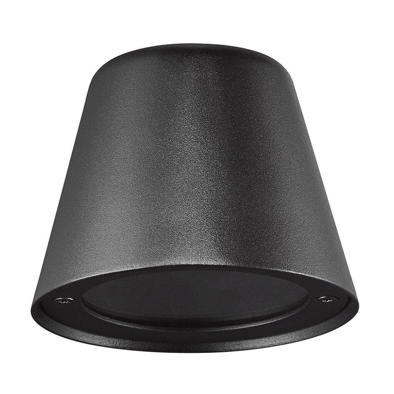 Aleria 240V GU10 Outdoor Wall Light Black - 2019131003