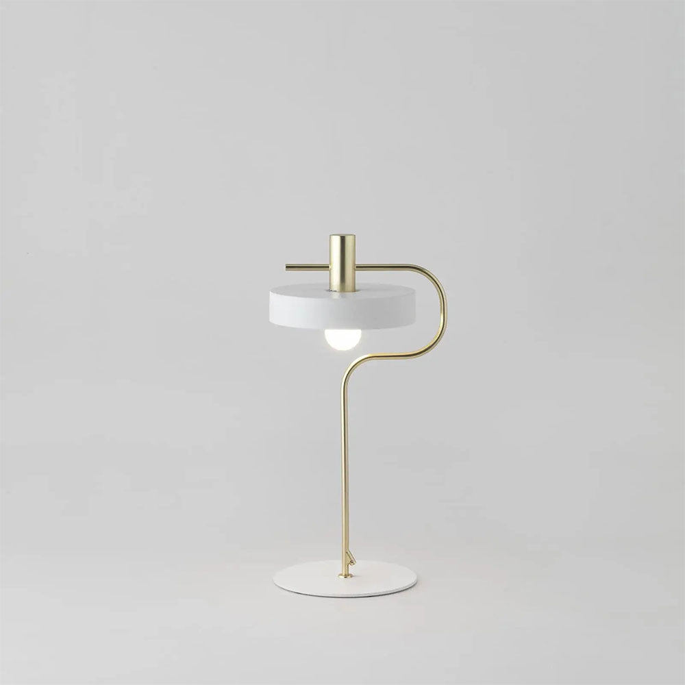 Aloa Table Lamp Matt Brass / Matt White - ARO.S1240