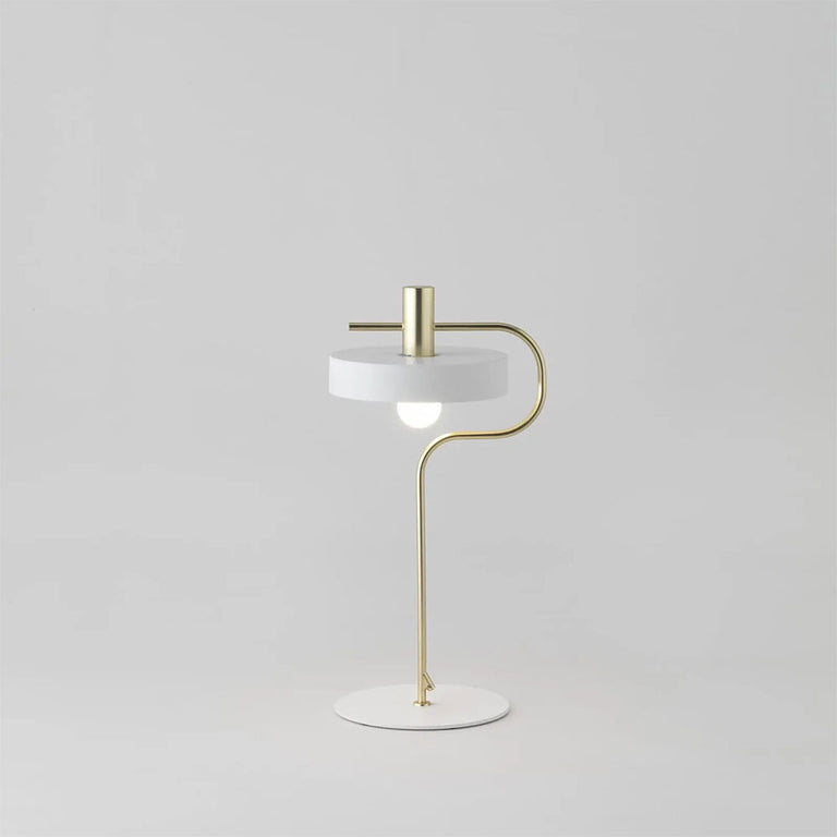Aloa Table Lamp Matt Brass / Matt White - ARO.S1240
