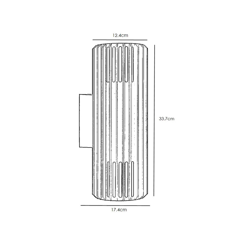 Aludra Double Wall Light Seaside Black - 2418121203