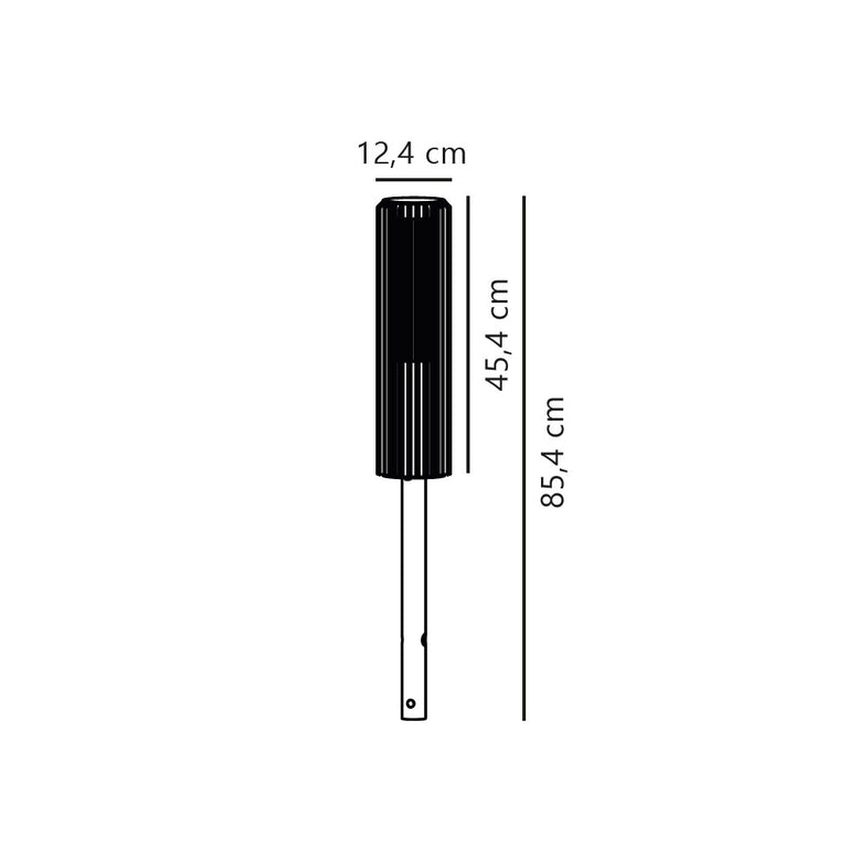 Aludra 45 Bollard Seaside Black - 2118028203