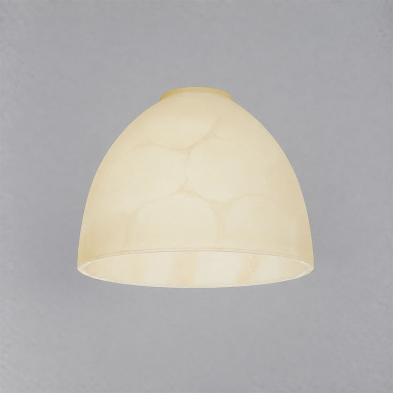 Tortoise Shell Glass Shade - Amber