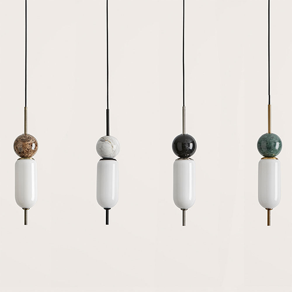 Anet 5W LED Pendant Light Matt Black / White - ARO.C1206/NEG