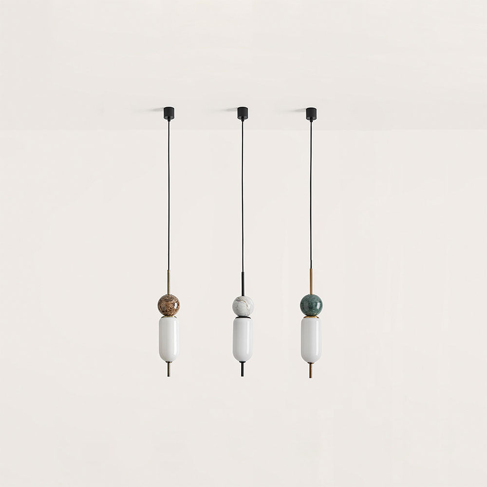 Anet 5W LED Pendant Light Matt Black / White - ARO.C1206/NEG